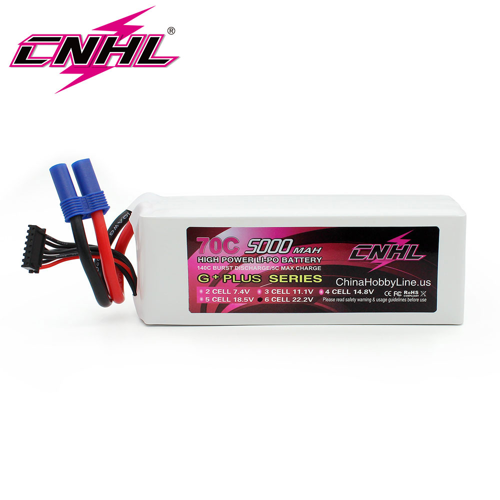 6S Lipo Battery 22.2V 5000Mah - CNHL Lipo 6S 22.2V Battery 5000mAh