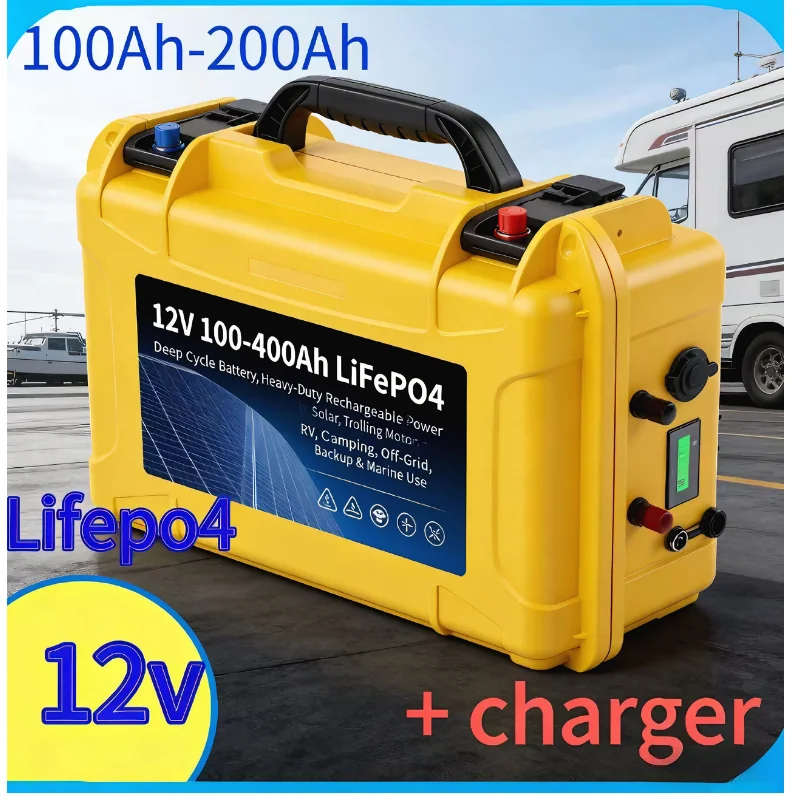 Lifepo4 12V 100Ah Bms Bluetooth - 12V LiFePO4 100‑200Ah | Bluetooth BMS