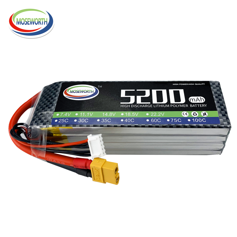 6S Lipo Battery 22.2V 5000Mah - 2S 3S 4S 5S 6S RC
