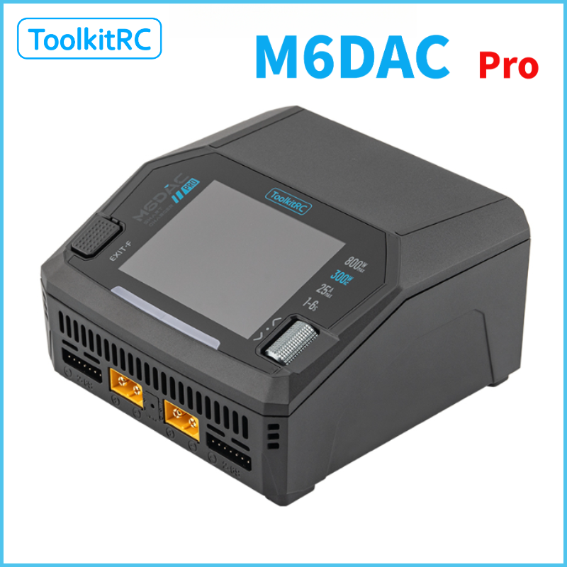 Toolkitrc M6Dac Smart Charger - ToolkitRC M6DAC PRO Dual Channel Smart