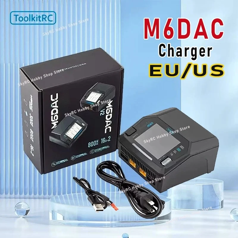 Toolkitrc M6Dac Smart Charger - ToolkitRC M6DAC V2 Dual Channel Smart