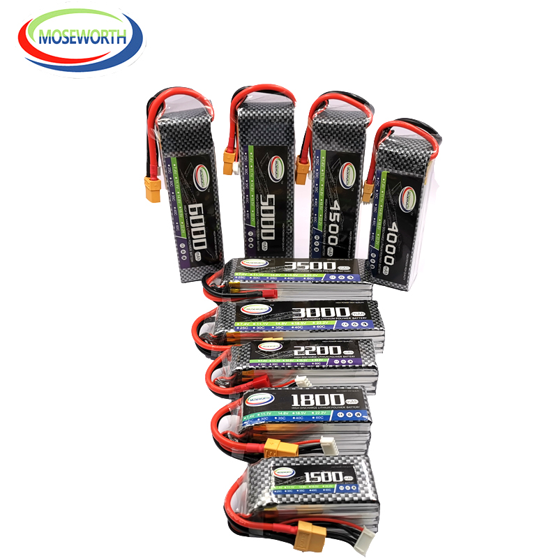 4S Lipo Battery 14.8V 6000Mah - 2S 3S 4S 6S RC LiPo