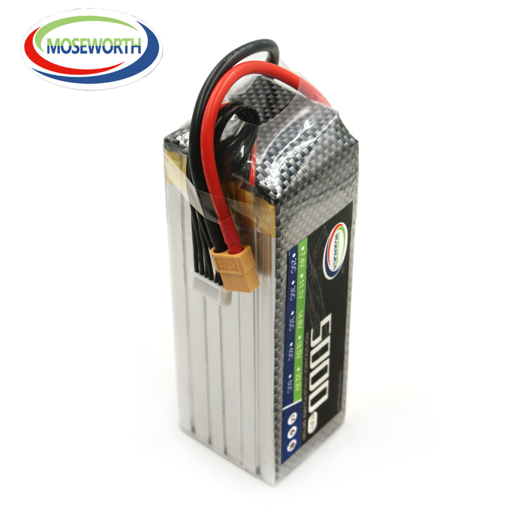 6S Lipo Battery 22.2V 5000Mah - 6S 22.2V 5000mAh 60C RC Toy