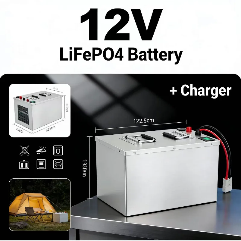 Lifepo4 12V 100Ah Bms Bluetooth - 12V 24V 48V LiFePO4 Battery 100Ah-280Ah