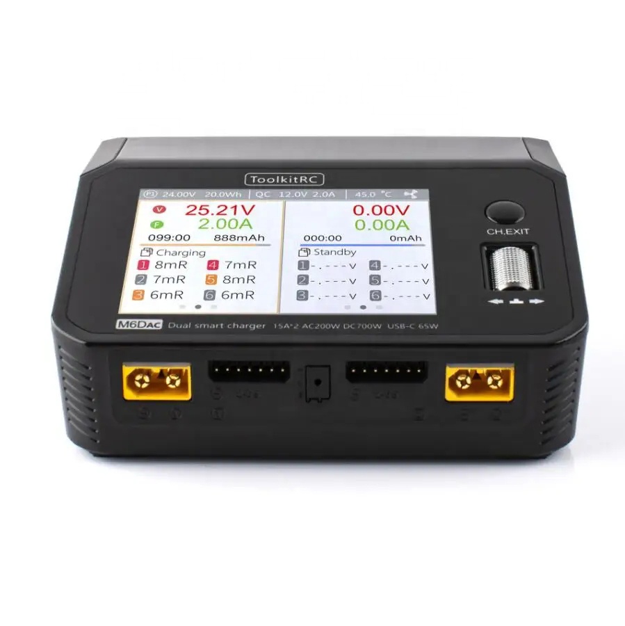 Toolkitrc M6Dac Smart Charger - ToolkitRC M6DAC AC 200W DC 700W