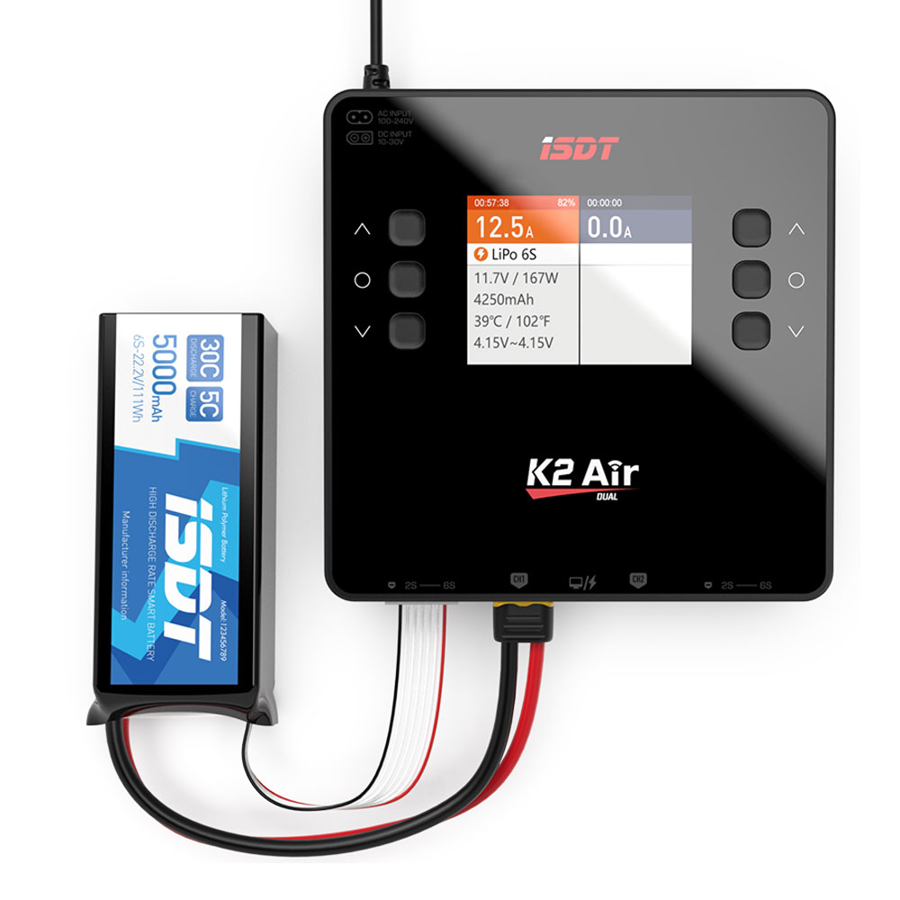 Isdt K4 Dual Lipo Charger - ISDT Lipo Battery Balance Charger Discharger
