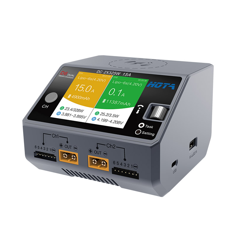HOTA D6 Pro AC 200W / DC 650W  - Hota D6 Pro Dual Lipo Charger review and price