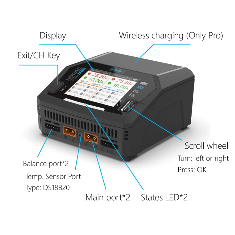 ToolkitRC M6DAC V2 Pro Dual Ch - Toolkitrc M6Dac Smart Charger review and price