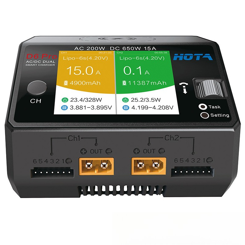 HOTA D6 Pro 650W 200W Dual Pow - Hota D6 Pro Dual Lipo Charger review and price