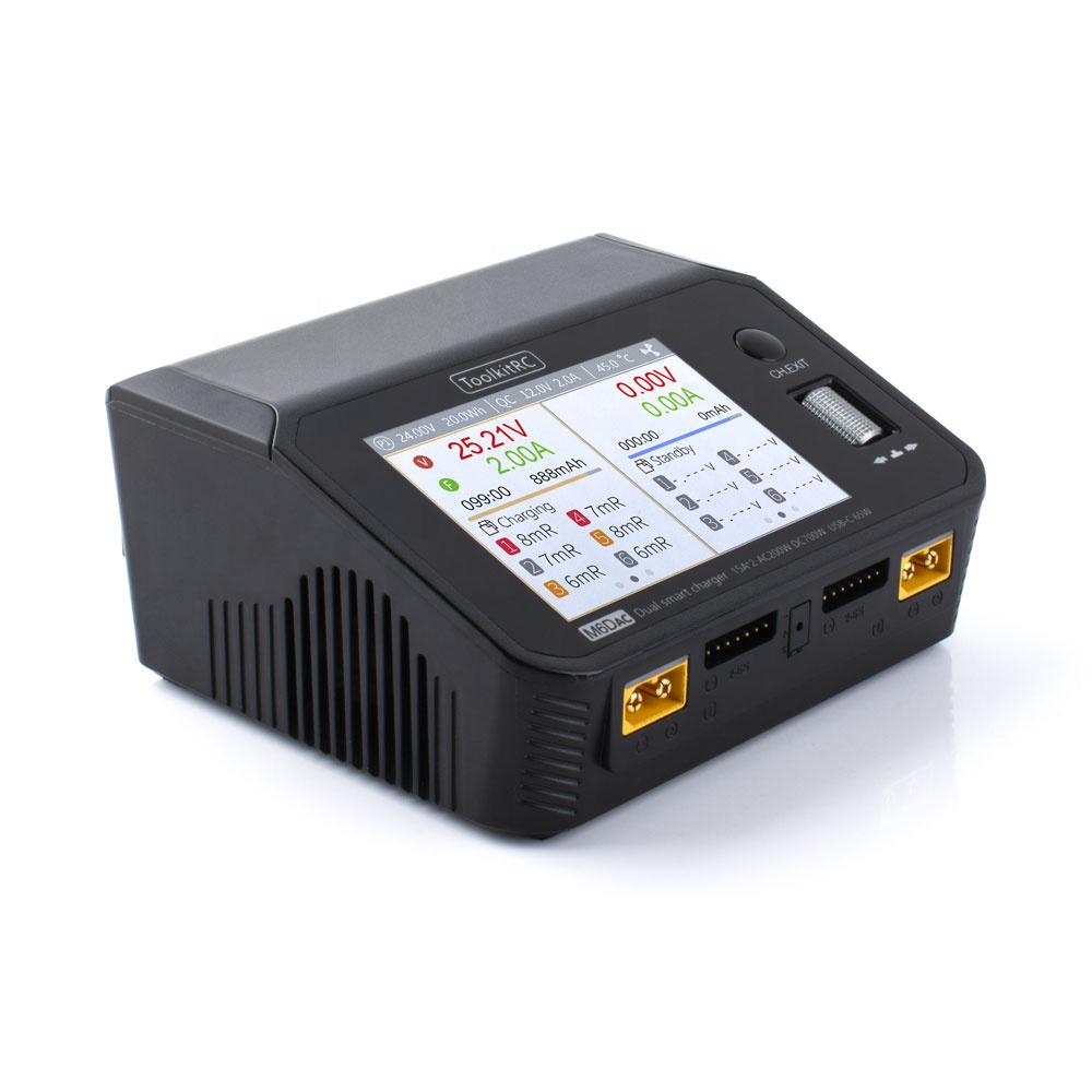 Toolkitrc M6DAC 350W X 2 USB-C - Toolkitrc M6Dac Smart Charger review and price