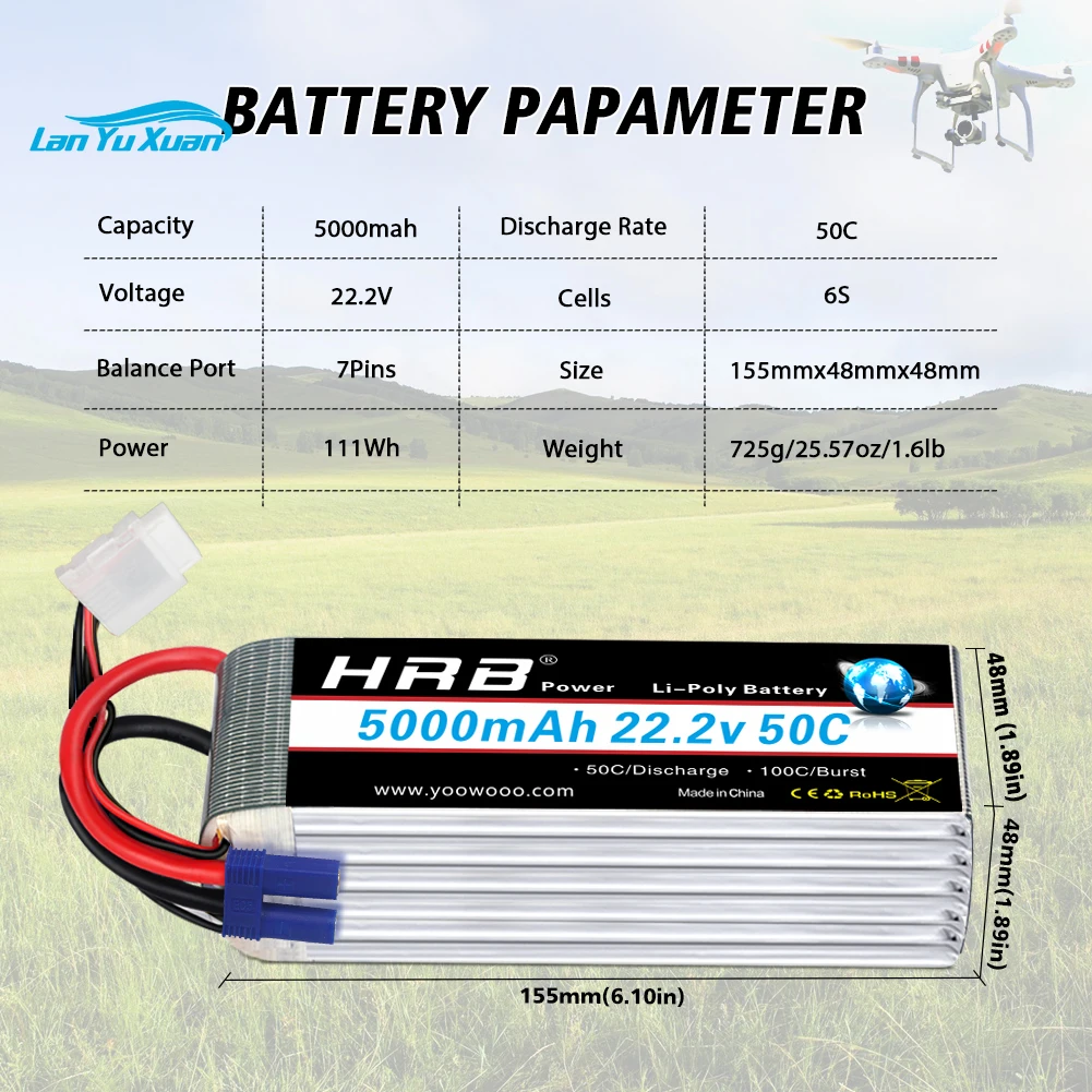 2pcs  6S Lipo Battery 22.2V 50 - 6S Lipo Battery 22.2V 5000Mah review and price