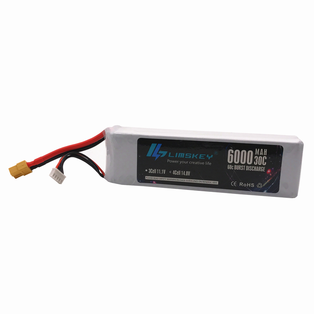 Lismkey 14.8V 6000mAh 30C Burs - 4S Lipo Battery 14.8V 6000Mah review and price