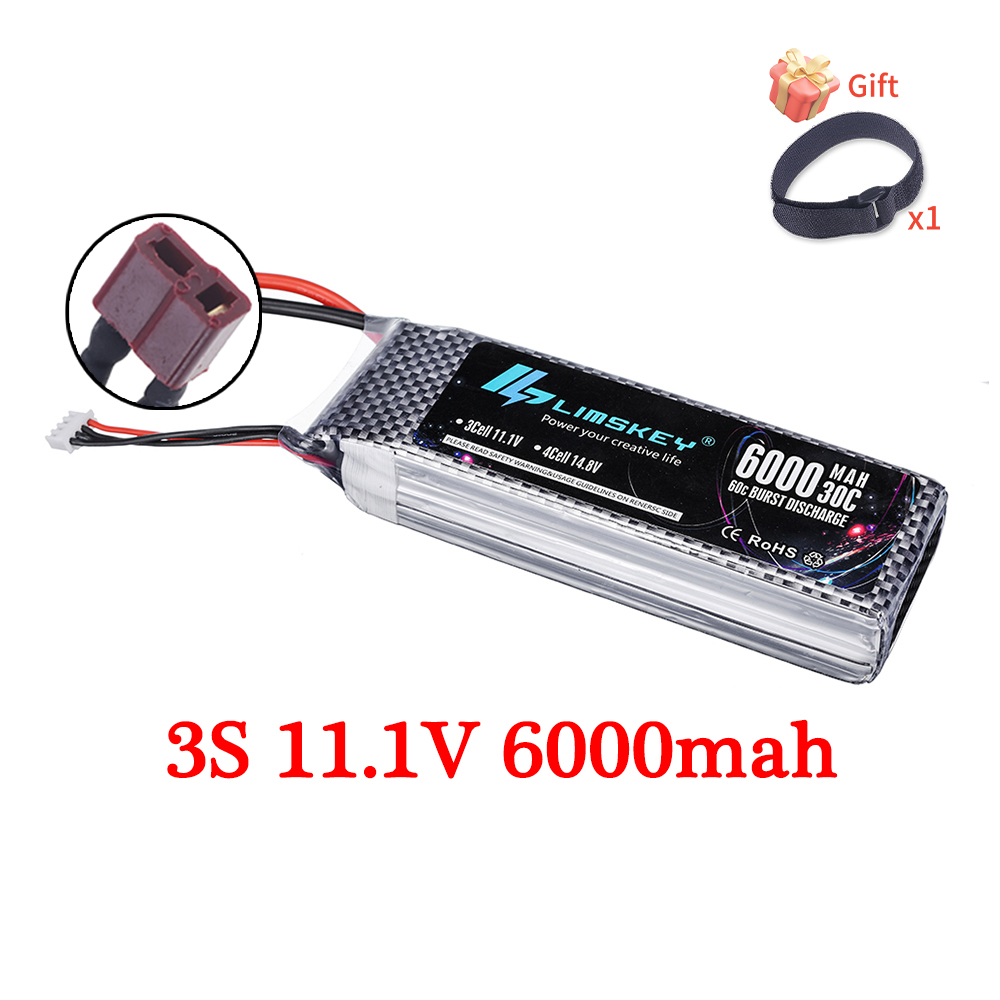 7.4V 11.1V 14.8V 22.2V 6000mAh - 4S Lipo Battery 14.8V 6000Mah review and price