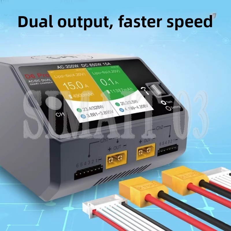 HOTA D6 Pro Smart Balance Char - Hota D6 Pro Dual Lipo Charger review and price