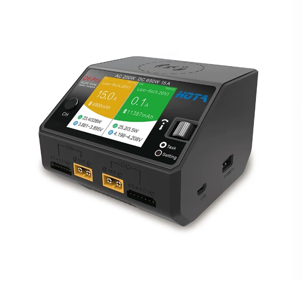 HOTA D6 Pro 200W AC 650W DC Du - Hota D6 Pro Dual Lipo Charger review and price