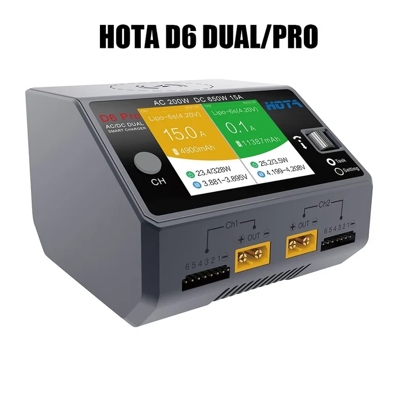 Hota D6 Dual/Pro Smart Charger - Hota D6 Pro Dual Lipo Charger review and price