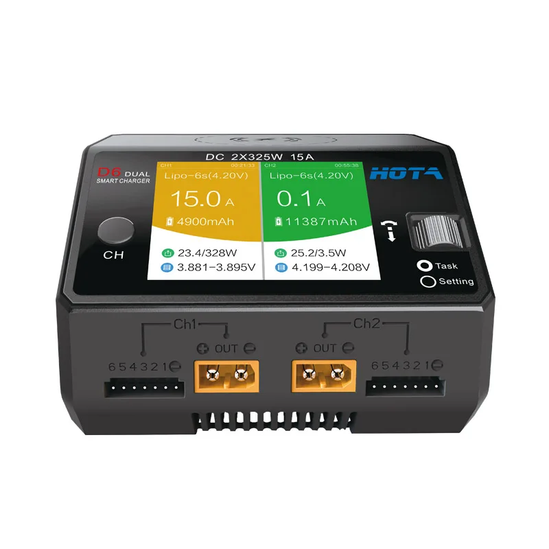Hota D6 Dual/Pro Smart Charger - Hota D6 Pro Dual Lipo Charger review and price