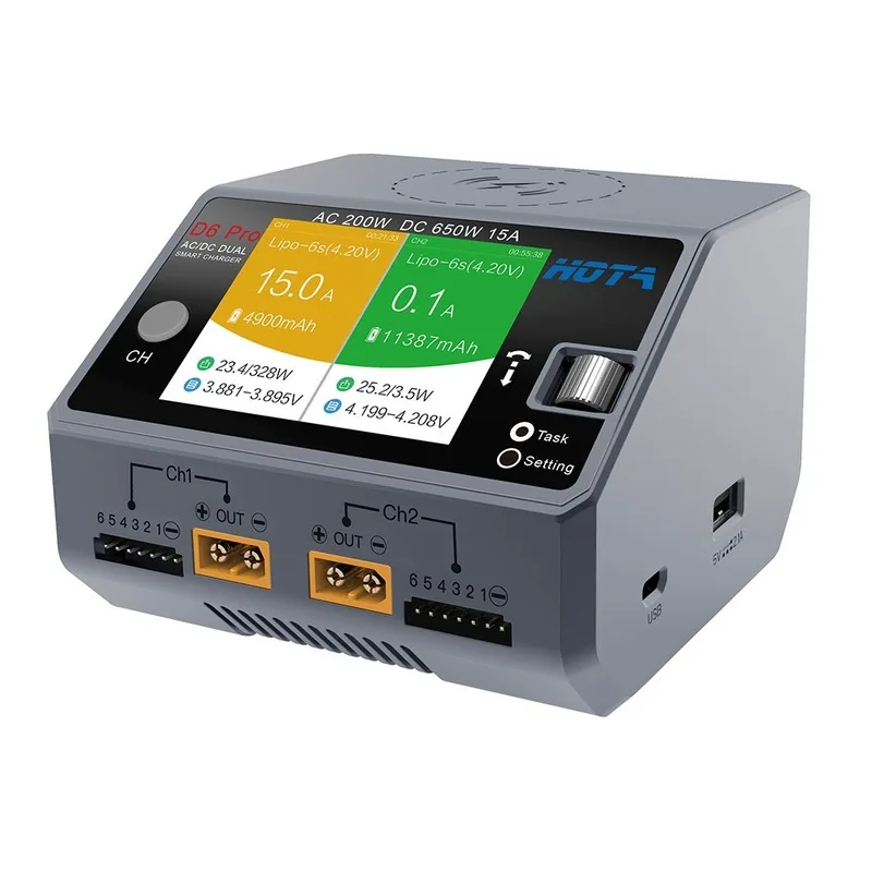 Hota D6 Dual/Pro Smart Charger - Hota D6 Pro Dual Lipo Charger review and price