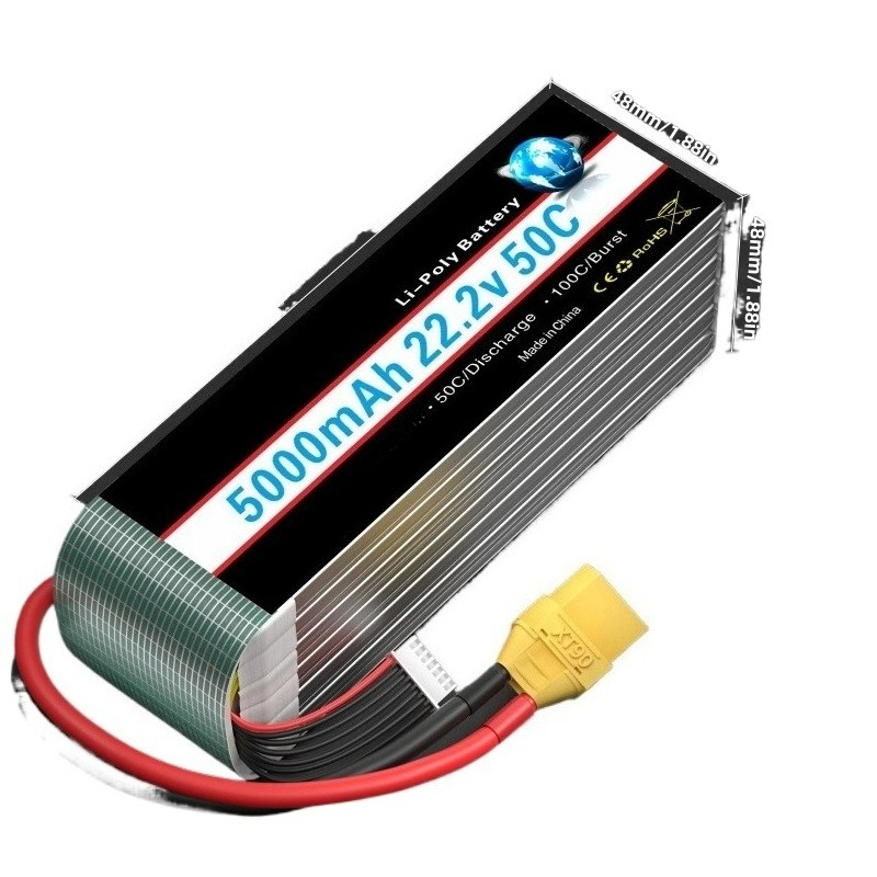 New 5000/6000mah 22.2V Lipo Ba - 6S Lipo Battery 22.2V 5000Mah review and price