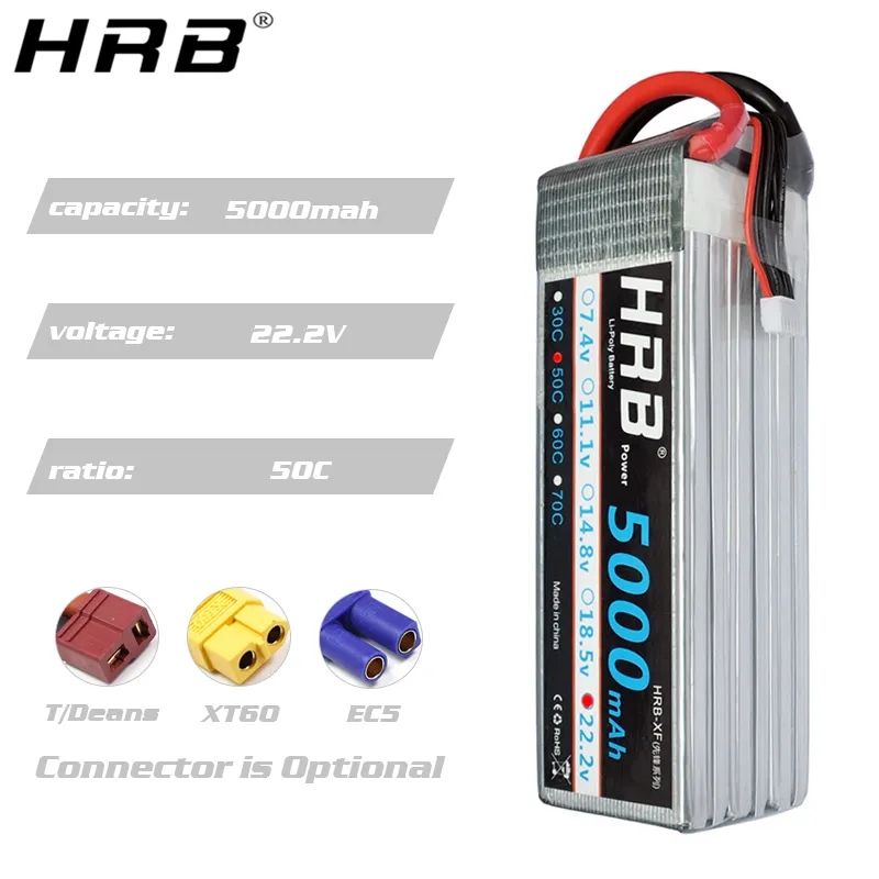 HRB 6S Lipo Battery 22.2V 5000 - 6S Lipo Battery 22.2V 5000Mah review and price