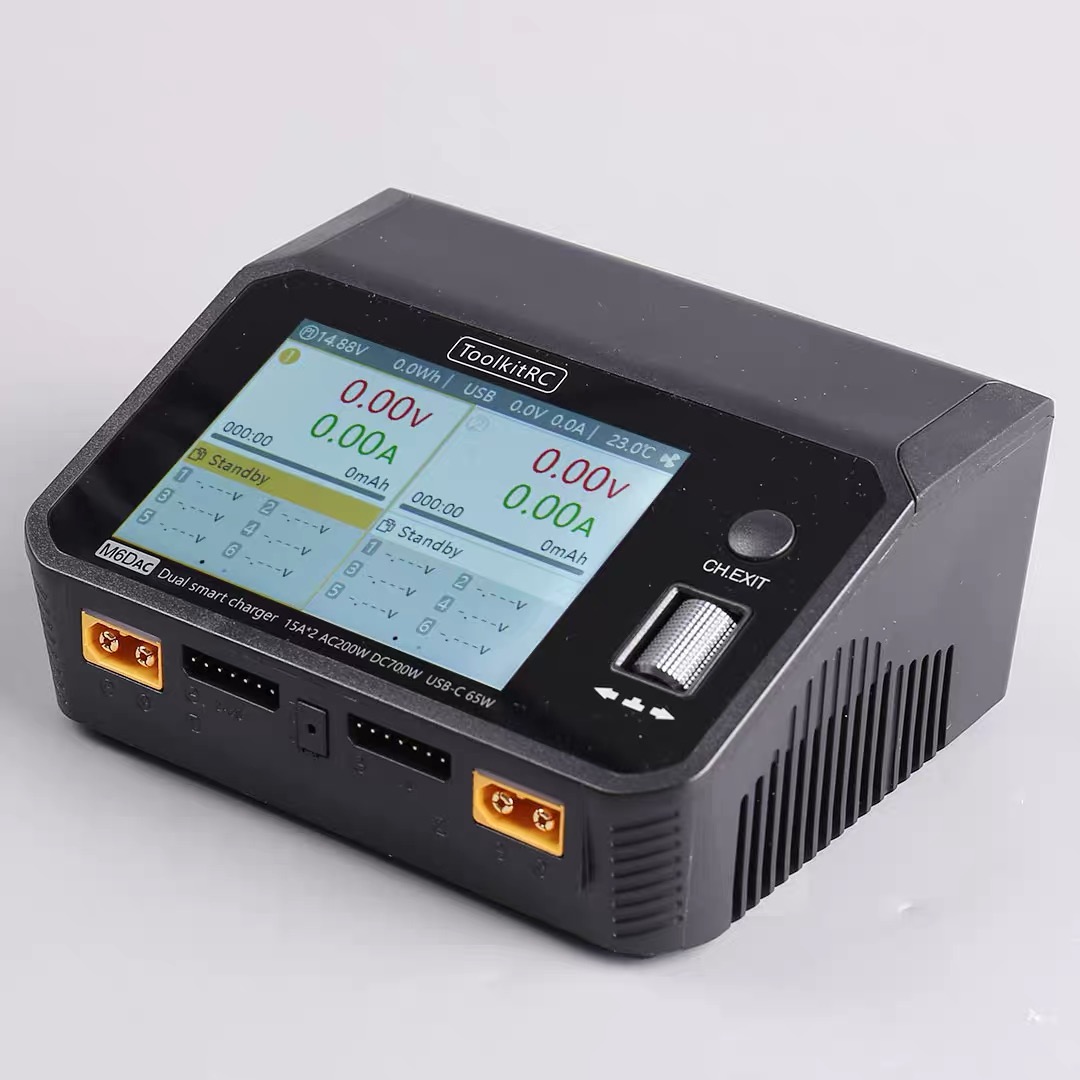 ToolkitRC M6DAC 350W X 2 USB-C - Toolkitrc M6Dac Smart Charger review and price
