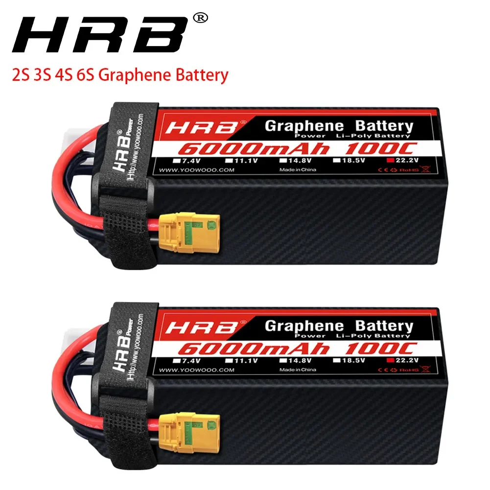 2PC  Graphene Battery 2S 3S 4S - 6S Lipo Battery 22.2V 5000Mah review and price