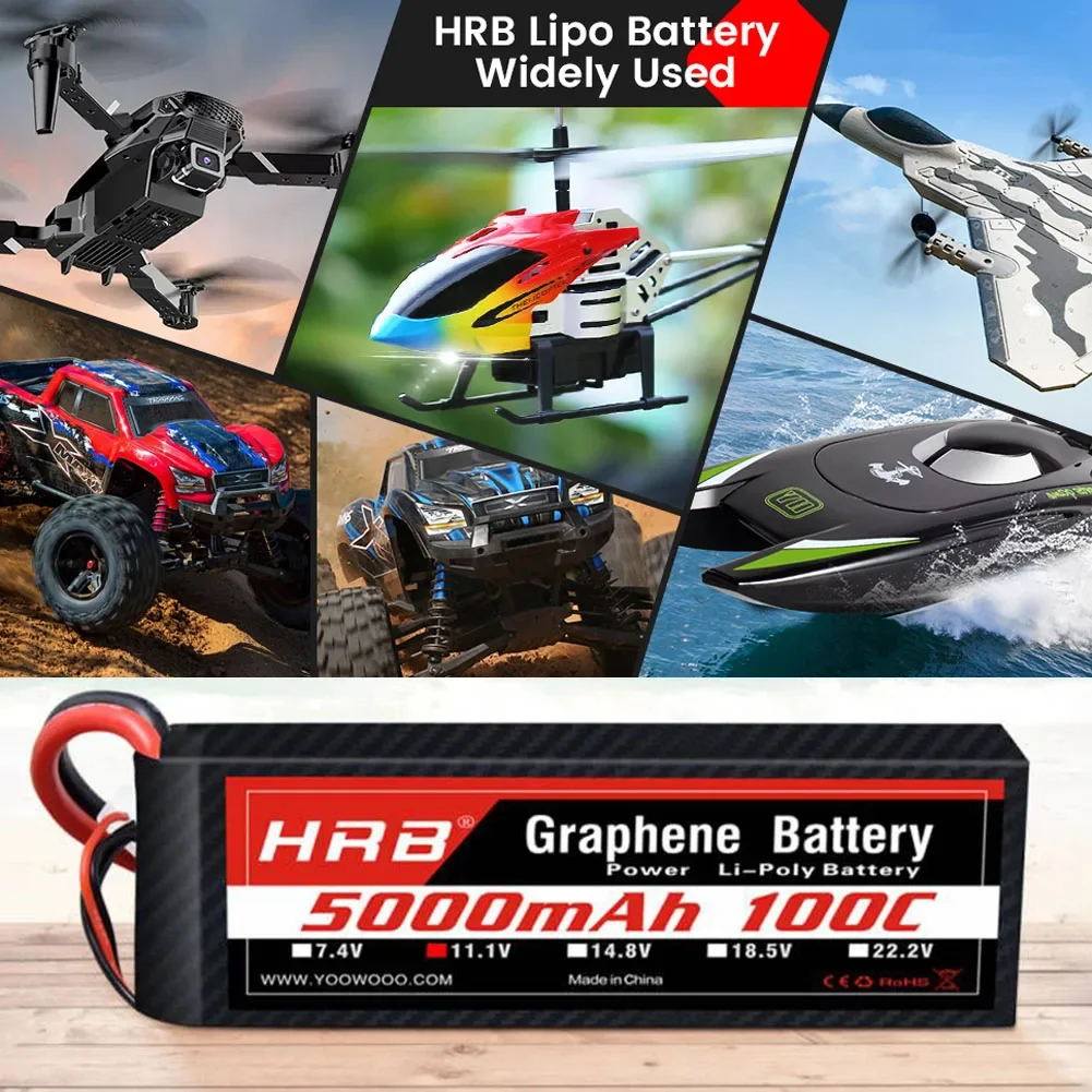 2PC  Graphene Battery 2S 3S 4S - 6S Lipo Battery 22.2V 5000Mah review and price