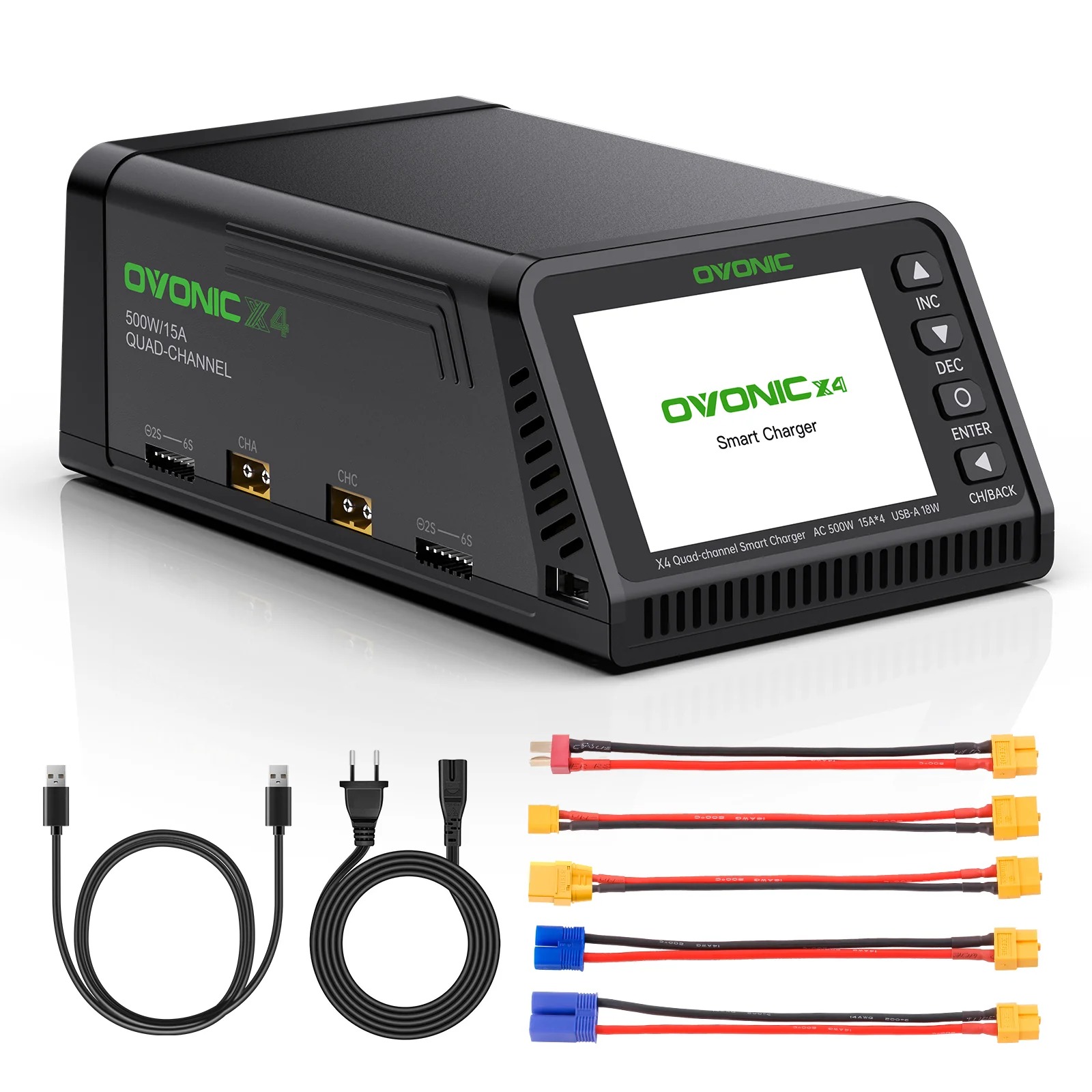 Ovonic X4 AC500W 4 Channel Sma - Toolkitrc M6Dac Smart Charger review and price