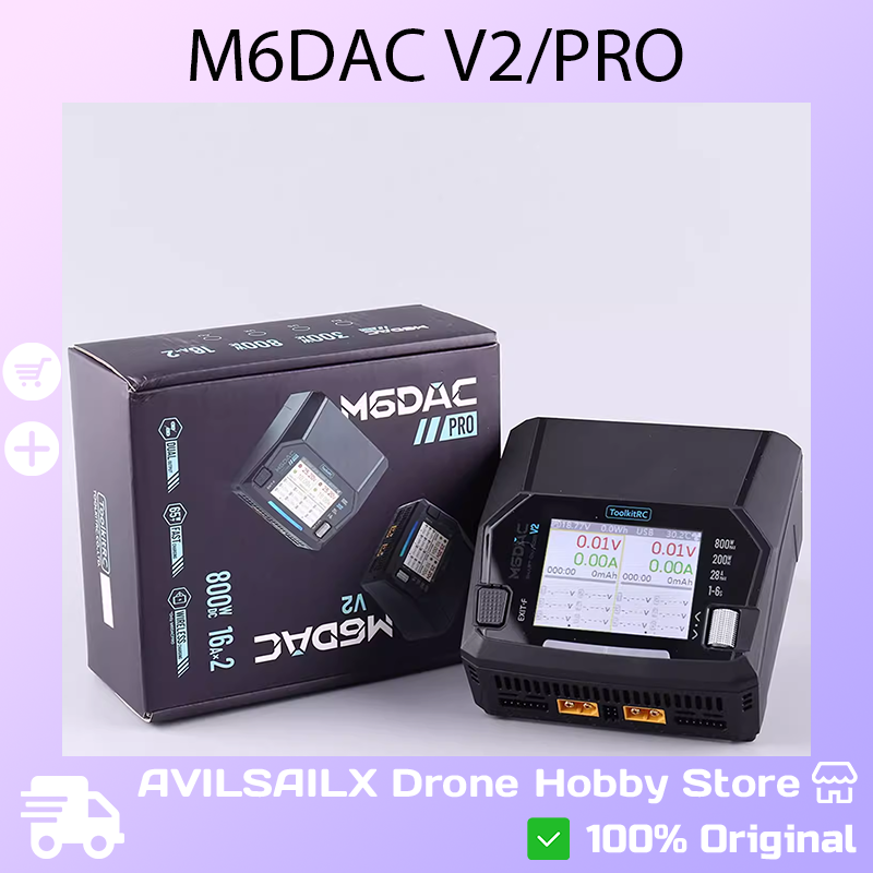 ToolkitRC M6DAC V2 / Pro Dual  - Toolkitrc M6Dac Smart Charger review and price
