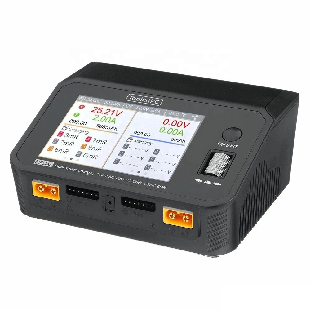 ToolkitRC M6DAC AC 200W DC 700 - Toolkitrc M6Dac Smart Charger review and price