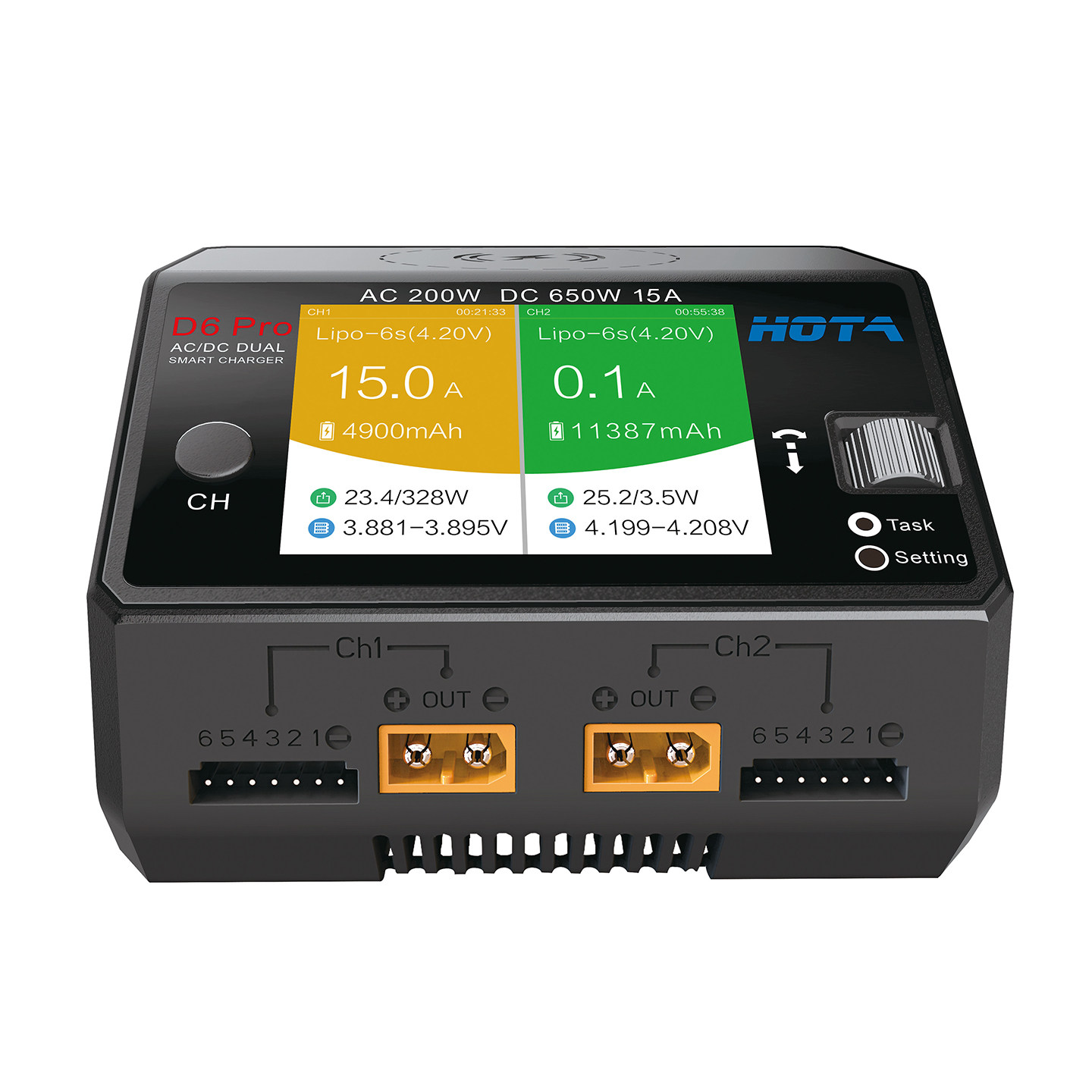 HOTA D6 Pro AC/DC Dual Channel - Hota D6 Pro Dual Lipo Charger review and price
