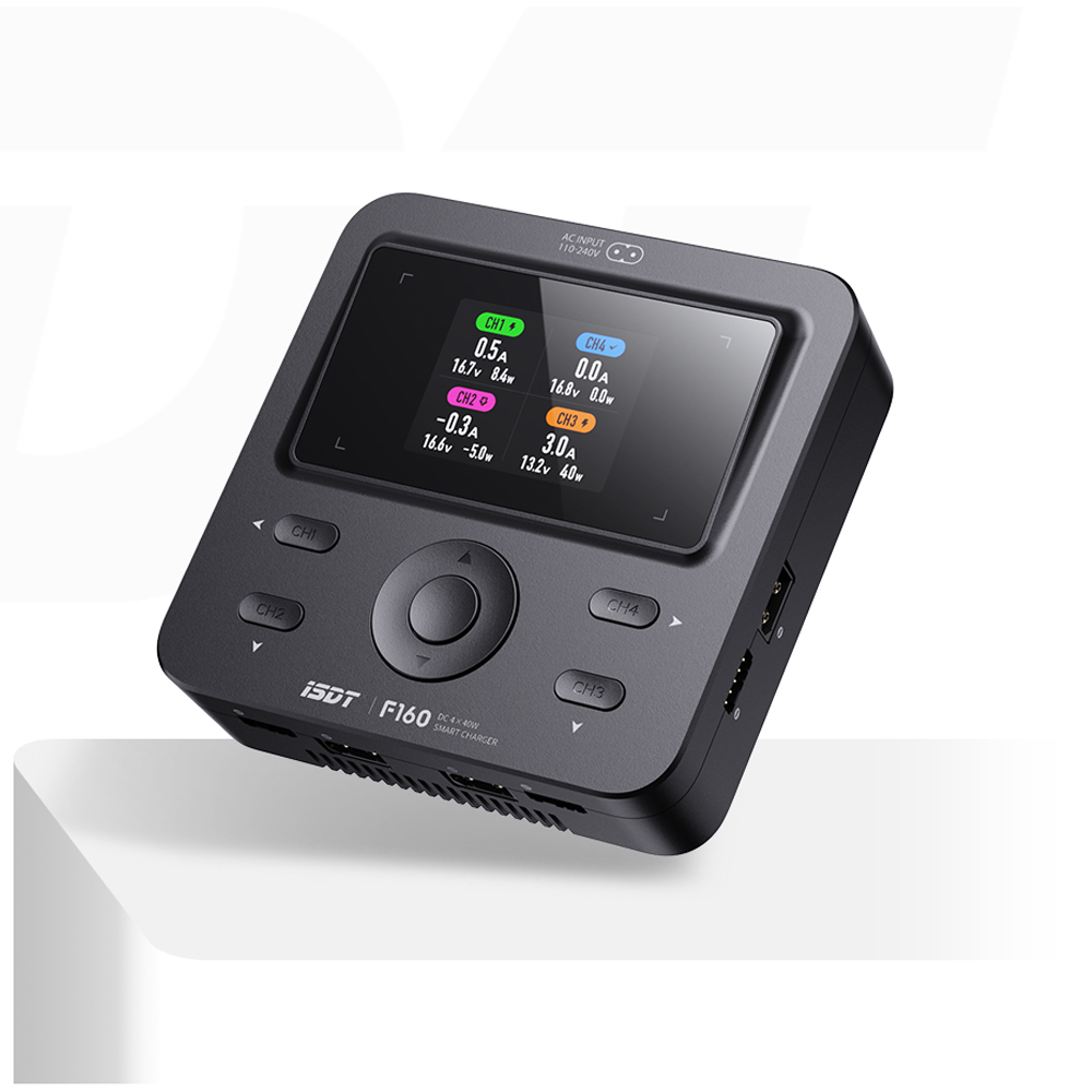 ISDT F160 4CH AC Quad Channel  - Toolkitrc M6Dac Smart Charger review and price