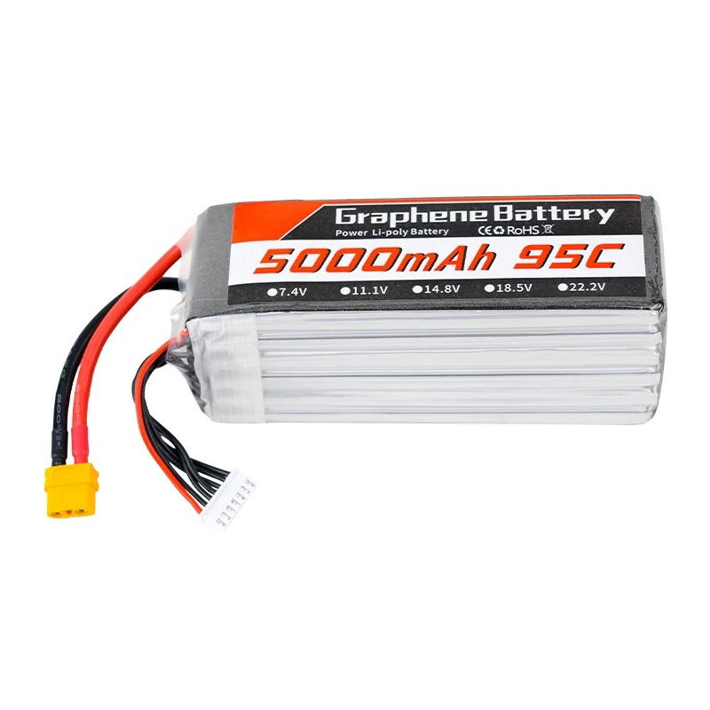Graphene Lipo Battery 5000mAh  - 6S Lipo Battery 22.2V 5000Mah review and price